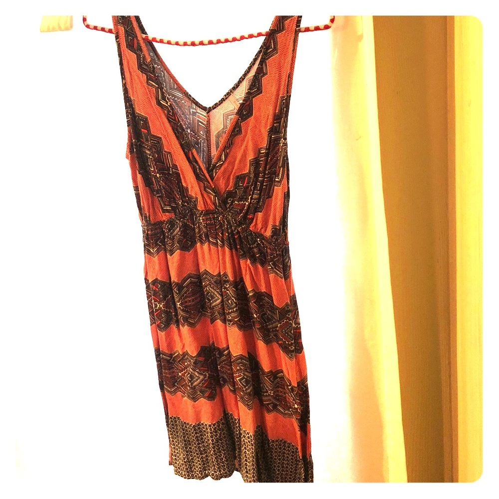 Summer v neck dress